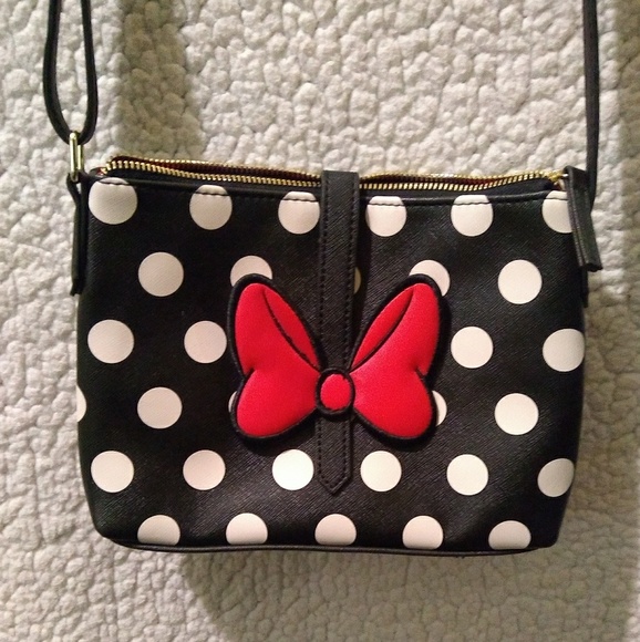 Disney Handbags - Original Disney parks Mini mouse crossbody bow bag